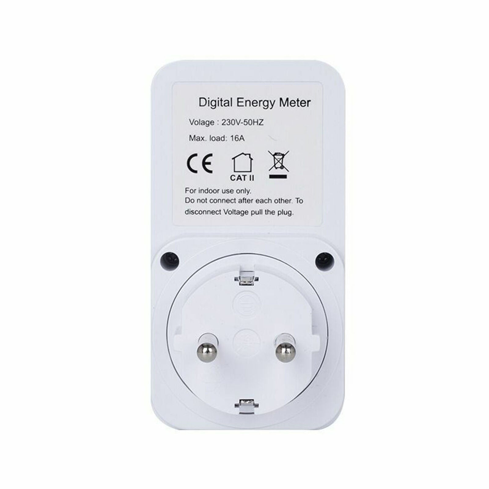 Energy cost meter energy monitor ammeter energy consumption socket EU Plug 220V