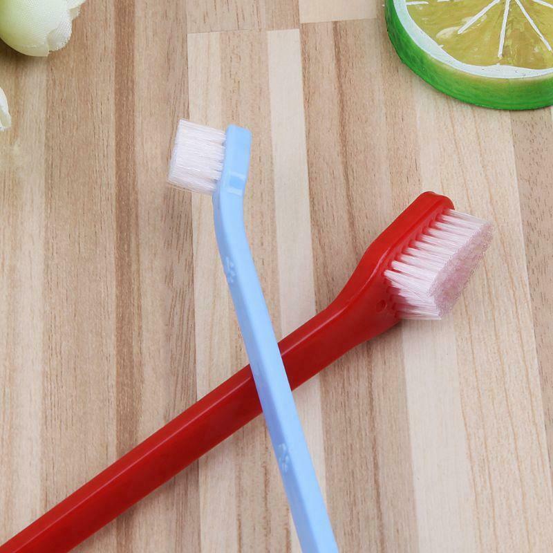 Durable Duel Dog End Cat Puppy Dental Pet Grooming Comfortable Toothbrush