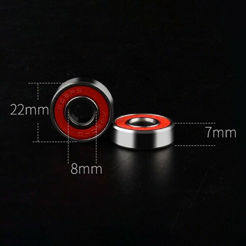 20 Pack 608RS ABEC-9 Ball Beas for Skateboards, Inline Skates, Scooters, RolC4J8