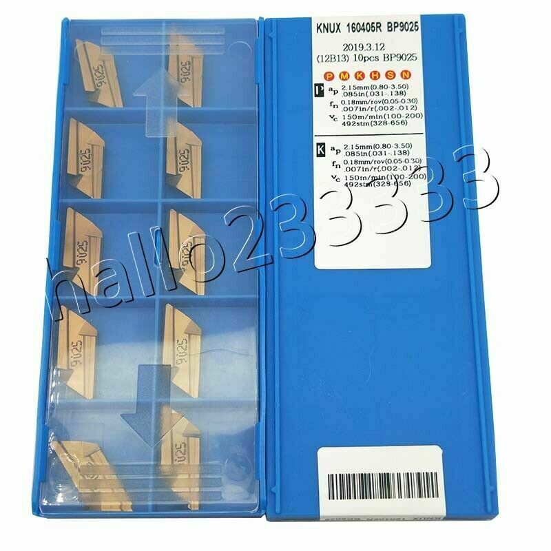 10PCS KNUX 160405R BP9025 CNC carbide milling inserts Internal Turning tool