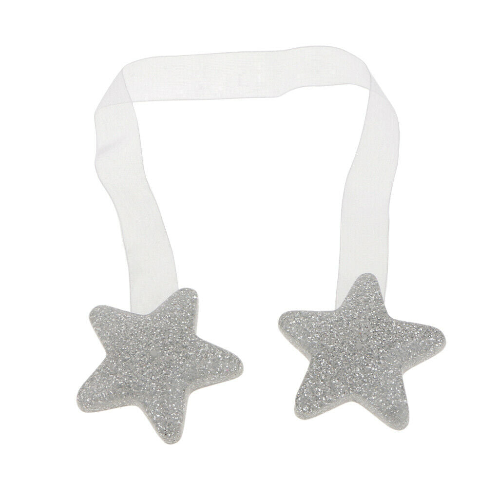 American European Style Star Curtain Tiebacks Holdbacks Tiers Brace Clips Holder