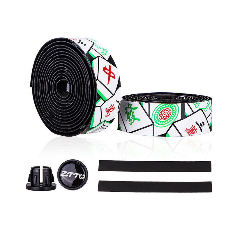 Road Bike Bar Tape Chinese style Mahjong Handlebar PU Tape Durable Shock-Proof