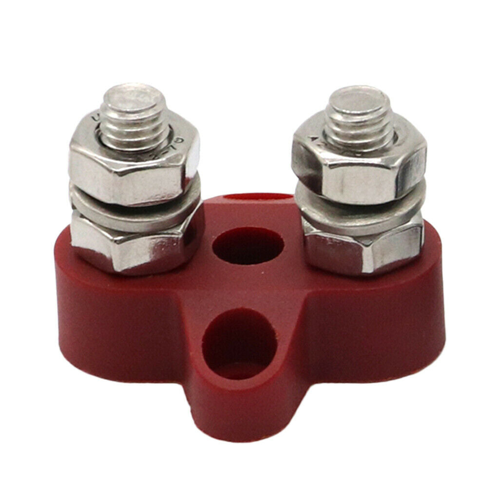 1 Piece Red Terminal Block Power Distribution Block Power Connection Block