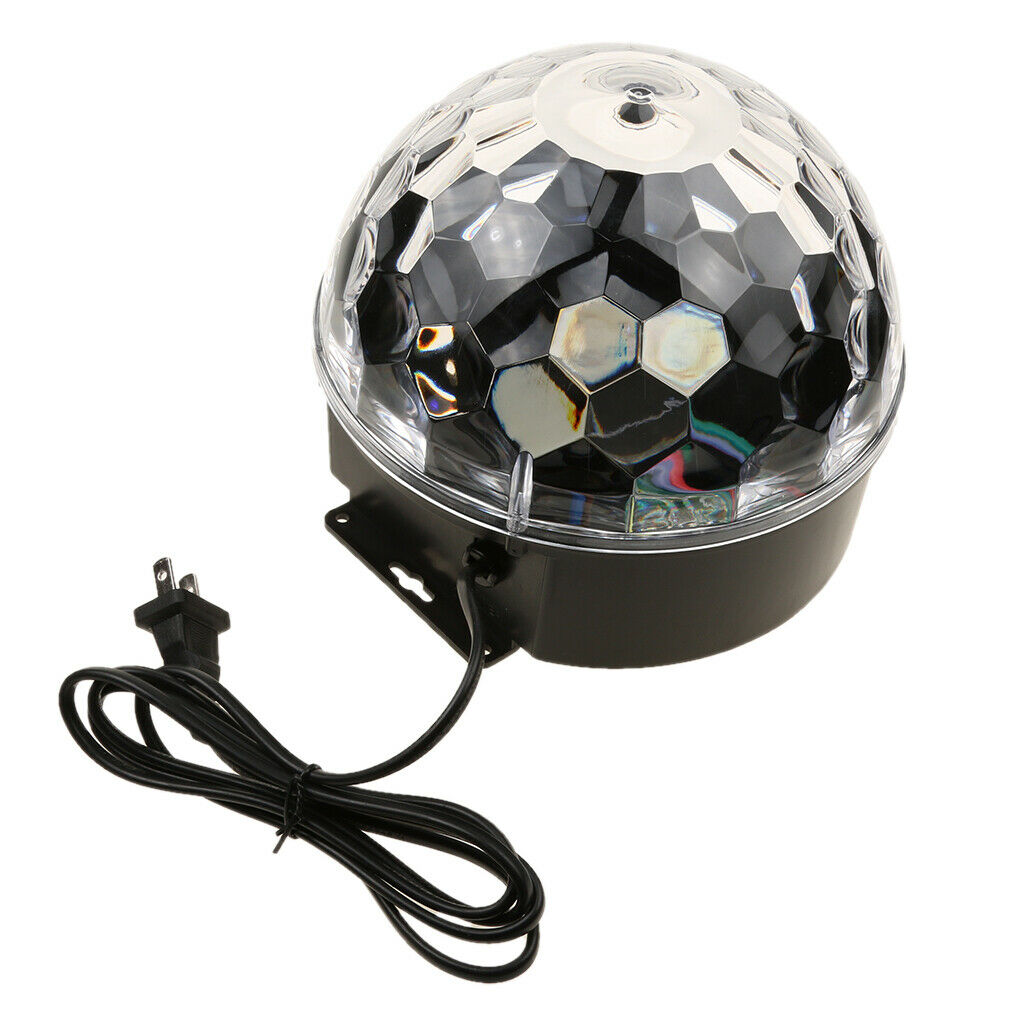 9 Color Disco  Digital LED RGB Crystal Magic Ball Effect Light