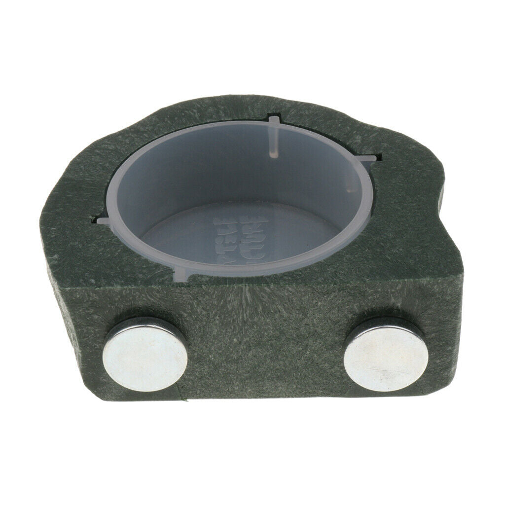2pcs Mini Magnetic Feeding Ledge Feeder For Gecko Diet, Food or Water Green