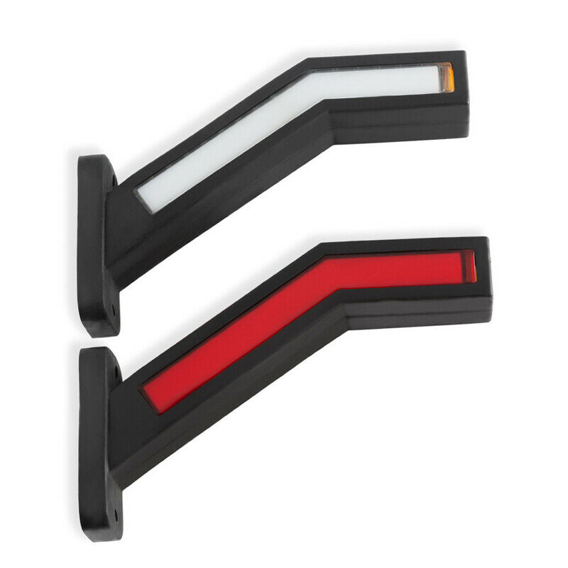 2x Car LED Side Marker Light Outline Lamp For Trailer Truck Van 12-24V Indicator
