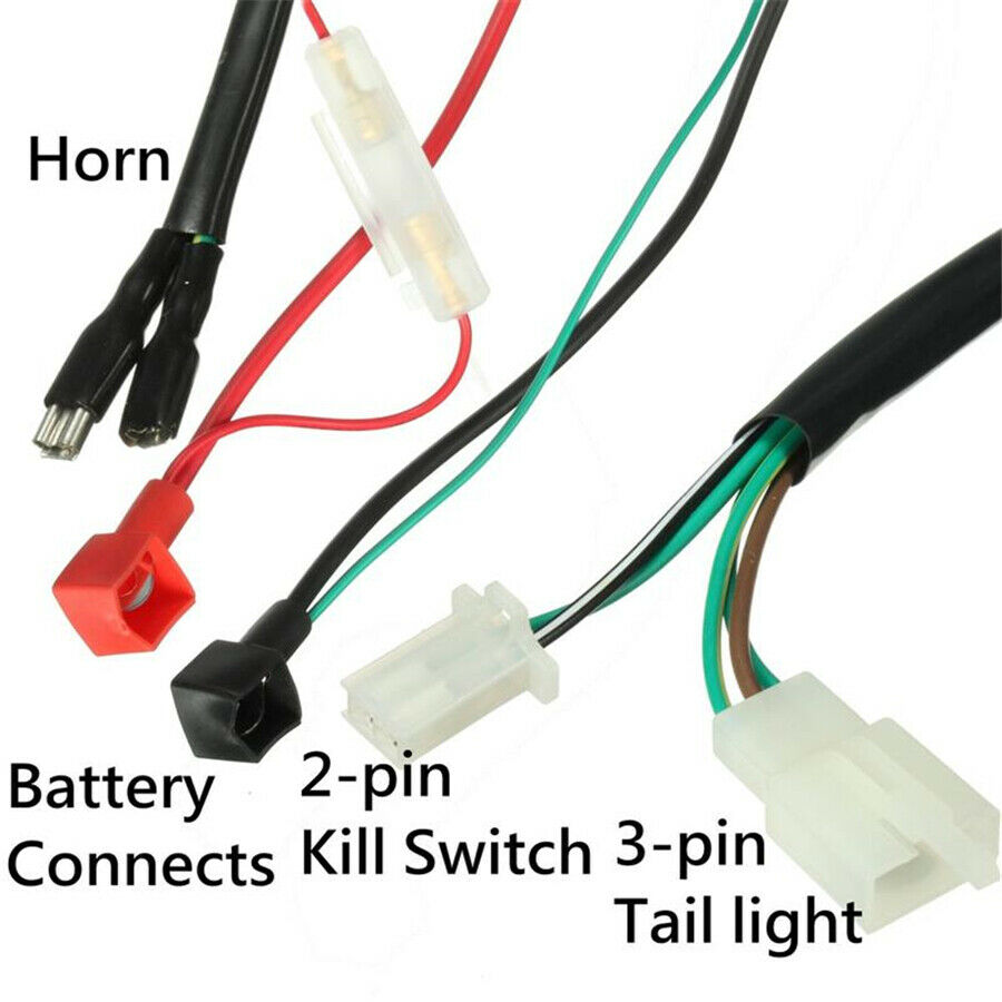 Electric Wiring Harness For Chinese ATV UTV Quad 4 Wheeler 50cc/70/90/110/125cc