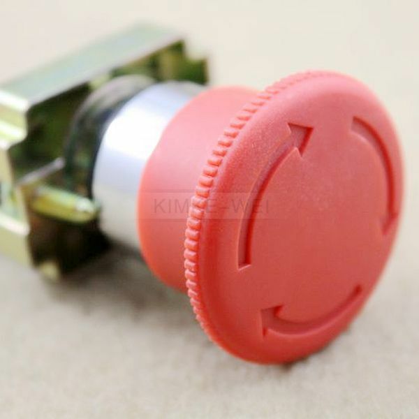 Emergency stop button actuator Switch 600V 10A