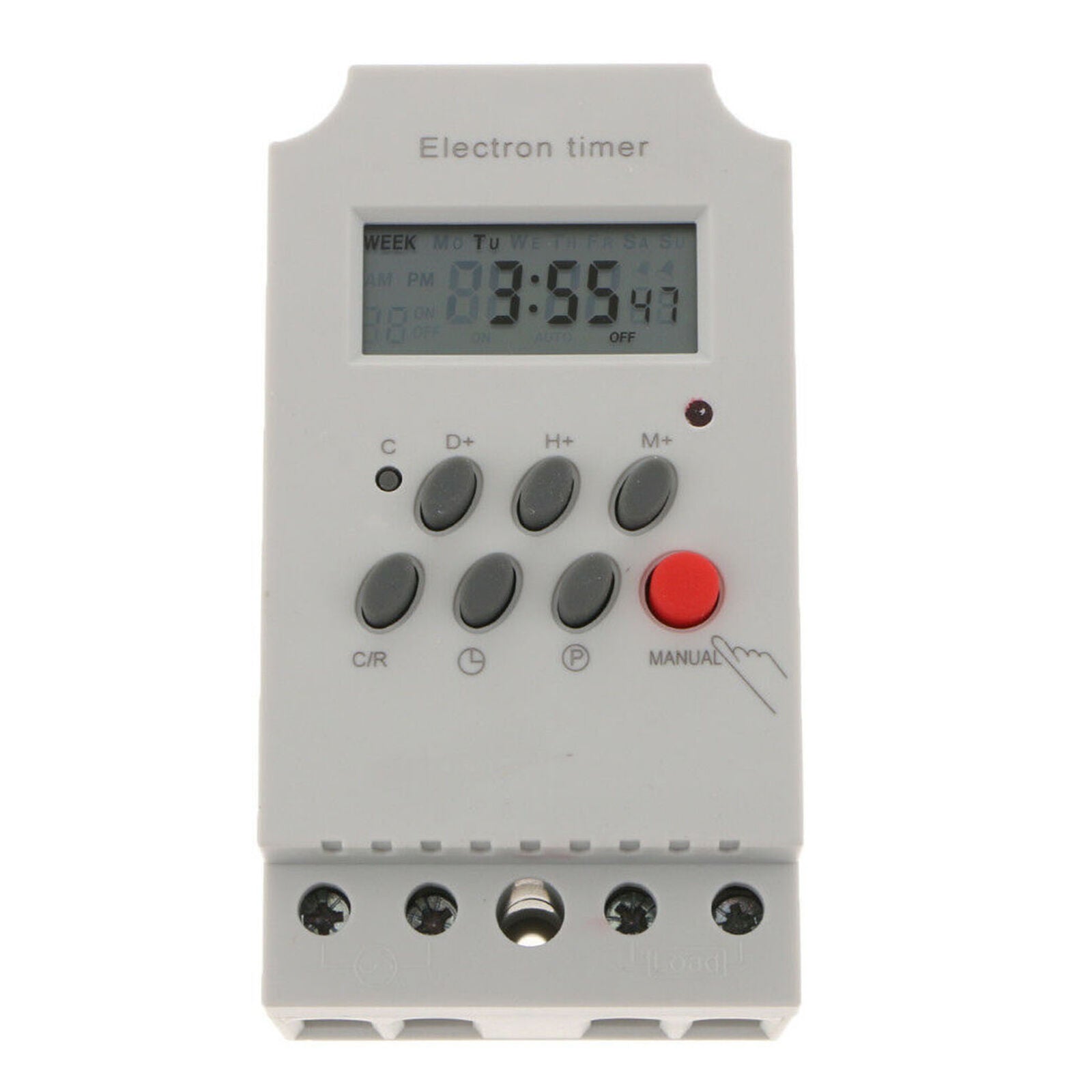 12V DC AC Digital Weekly Programmable Power Timer Time Relay Switch