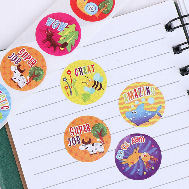 500pcs/roll Reward Stickers for Teachers students for Kids Motivational S.l8