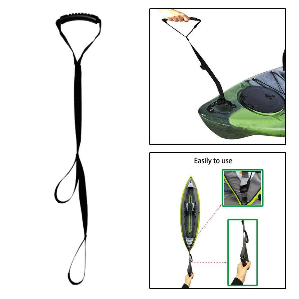 Kayak Stand Up Assist Strap Canoe Drag Handles Dragging Accessories 70-100cm