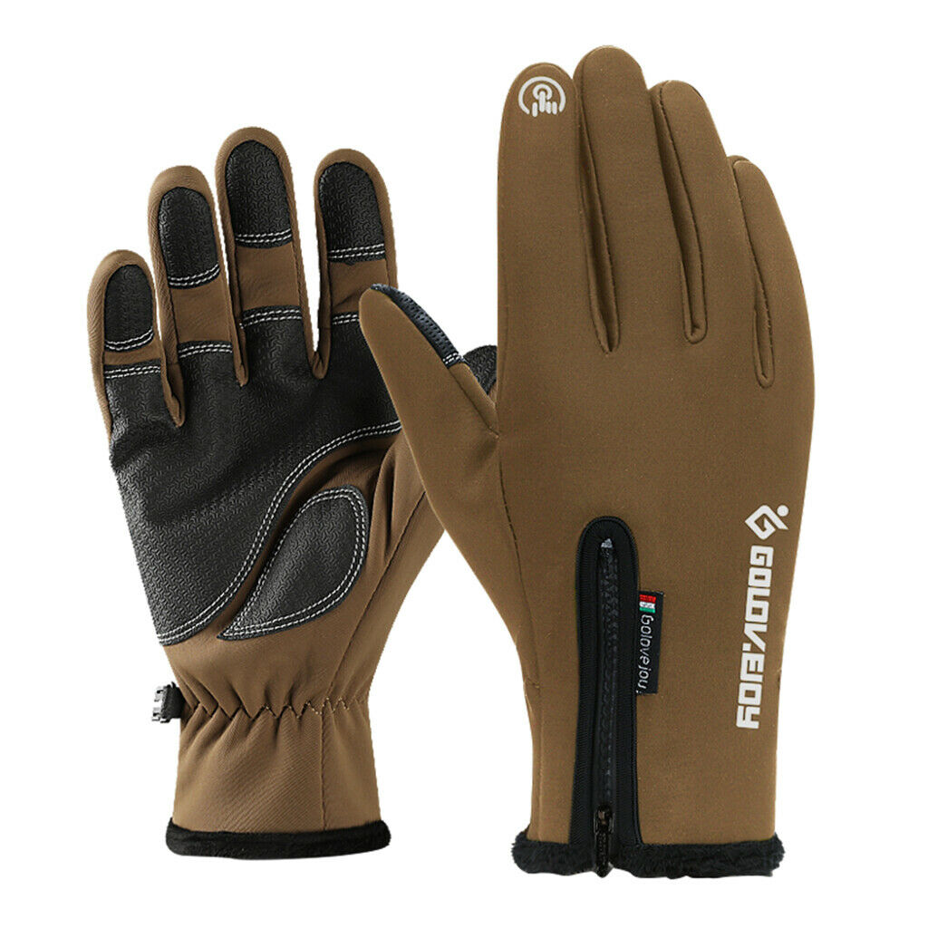 Waterproof Bike Full Finger Gloves Touch Screen Gloves Windproof Men Women