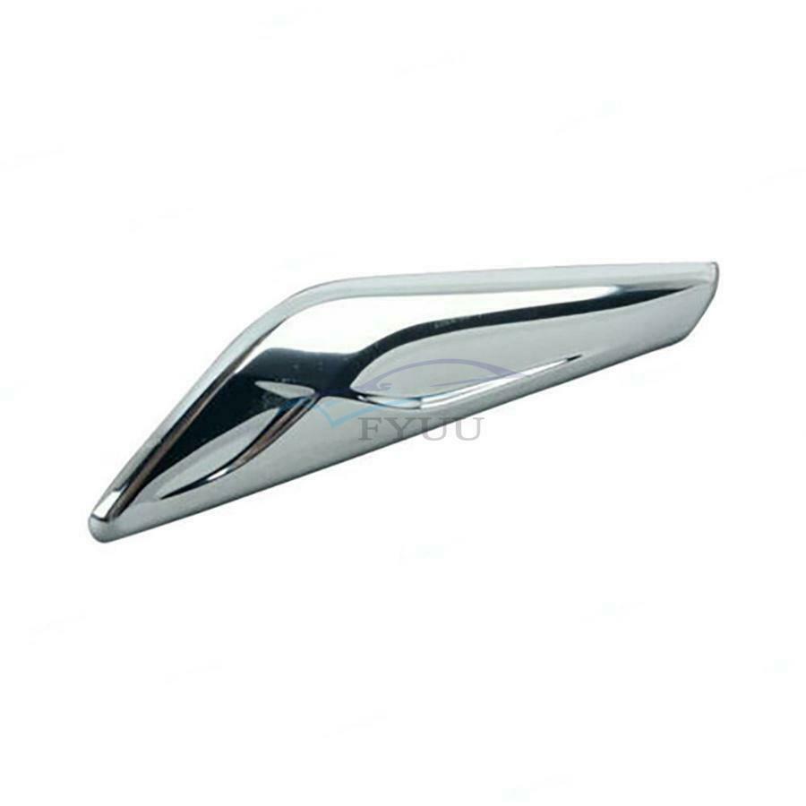 1 Piece Autocar Side Fender Chrome Trim Strip 51117338570 For BMW X3 X4 F25 F26