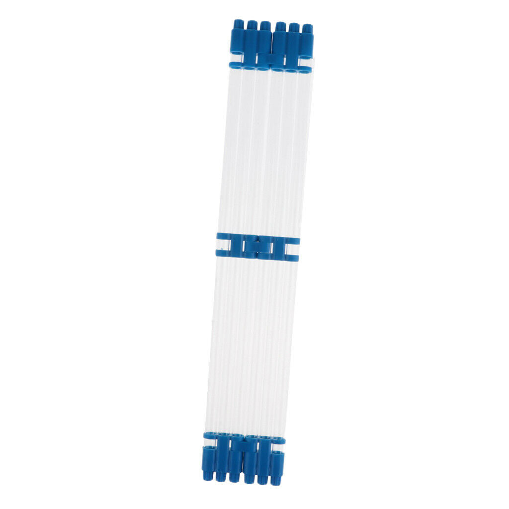 Long 55cm Plastic Fishing Float Tube With End Caps For Waggler/Stick Floats