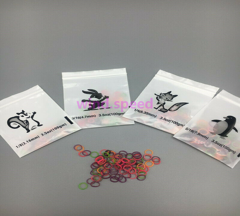 1600Pc Dental Ortho Latex Rubber Bands Elastics Band Braces 16 Sizes