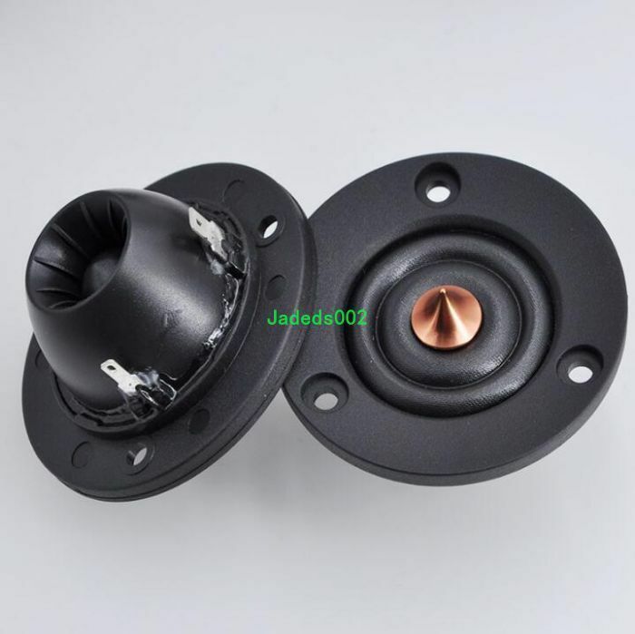 2pcs 2" inch 4Ohm 4Ω 30W Silk Film Dome Tweeter Speaker Loudspeaker Car audio