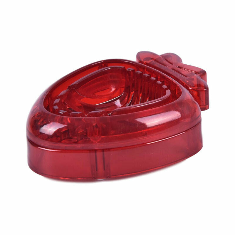 Chic Strawberry Berry Stem Gem Leaves Huller Remover Fruit Slicer Cutter .l8