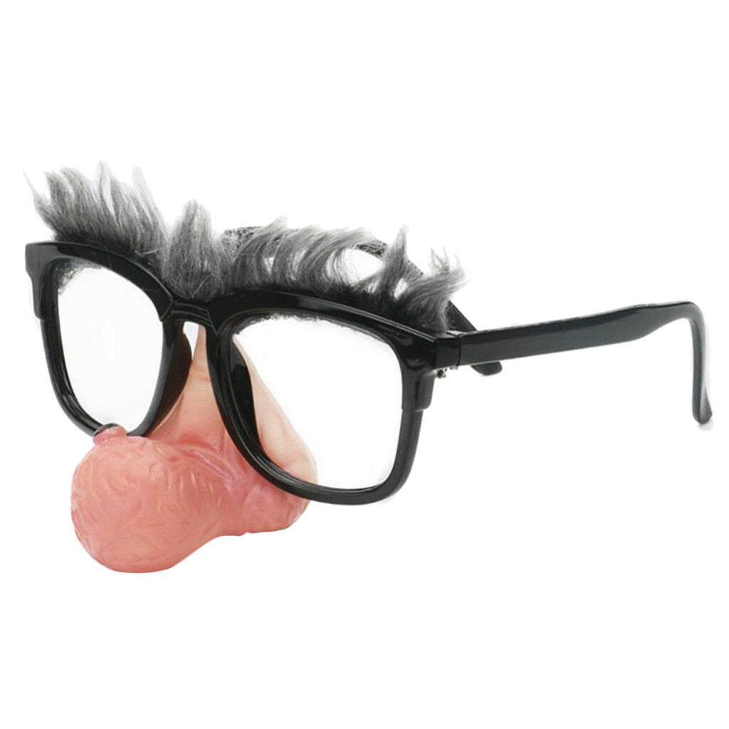 Novelty Big Nose Old Man Sunglasses Party Dress Up Photo Props Kids Adults