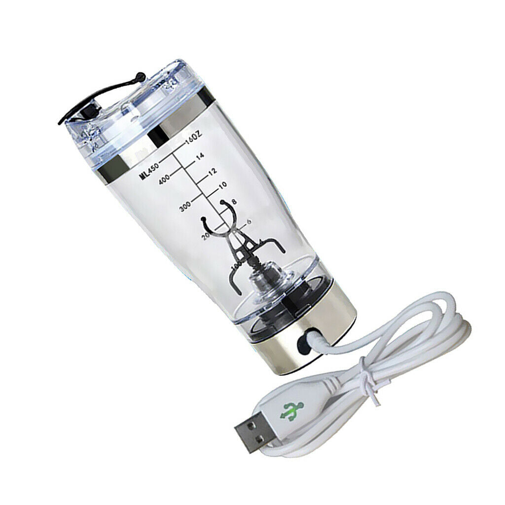 450ml Auto/Electric Mixer Mixing Cup Bottle Shaker Tea Milk Coffee Drink
