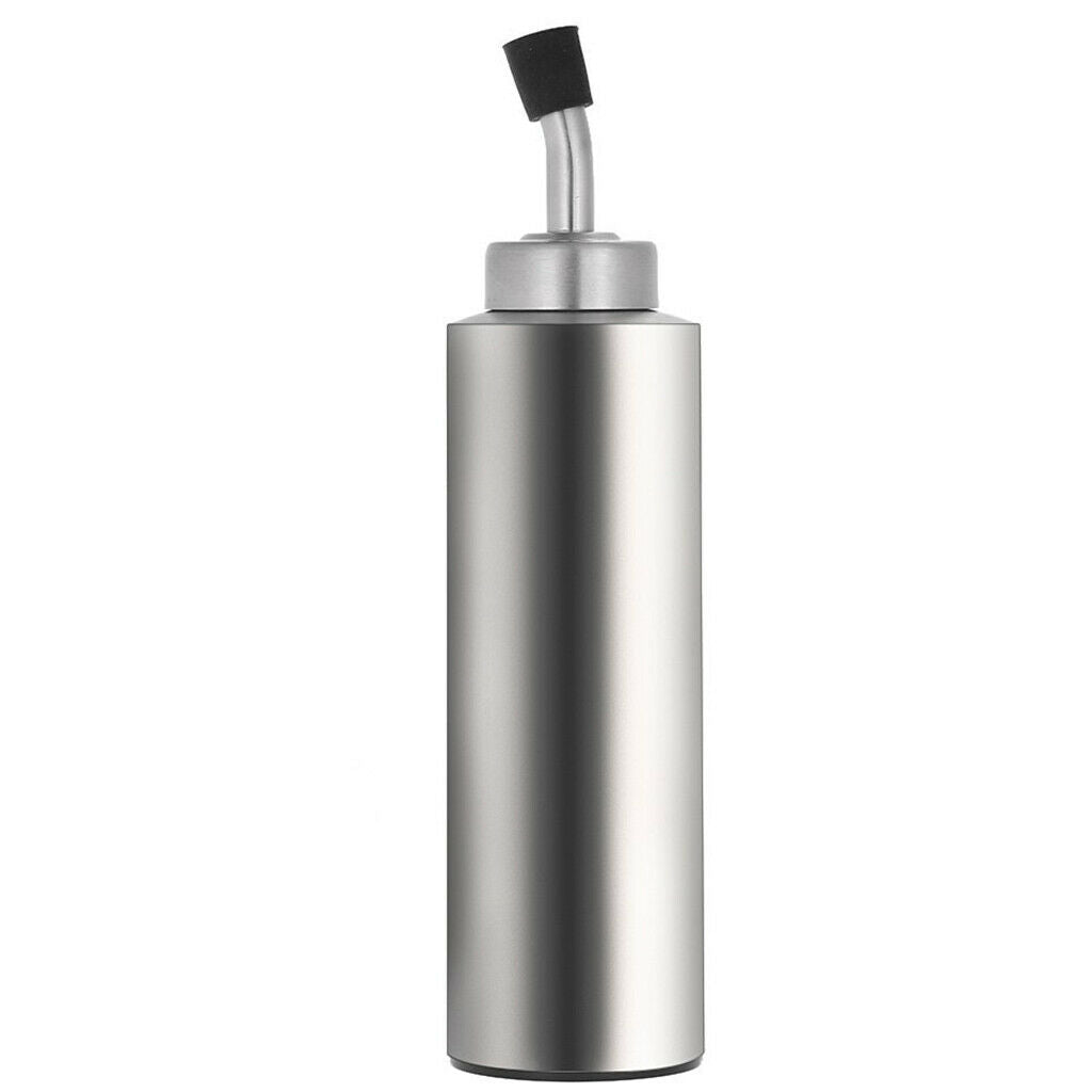 Stainless Steel Olive Oil Vinegar Dispenser Sauce Cruet Container 240ml #4