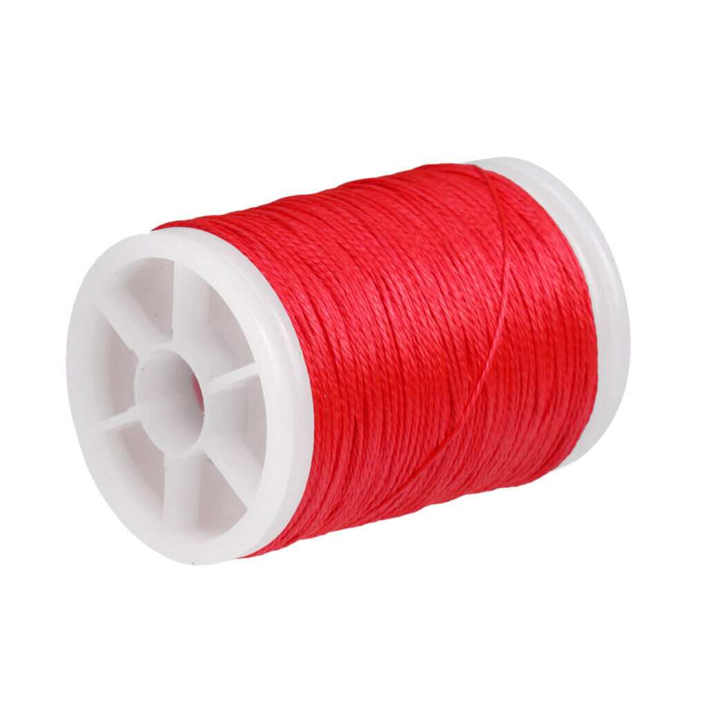 Set of 4  -light 120yard Archery Serving Thread Wear-resistant Red+Black