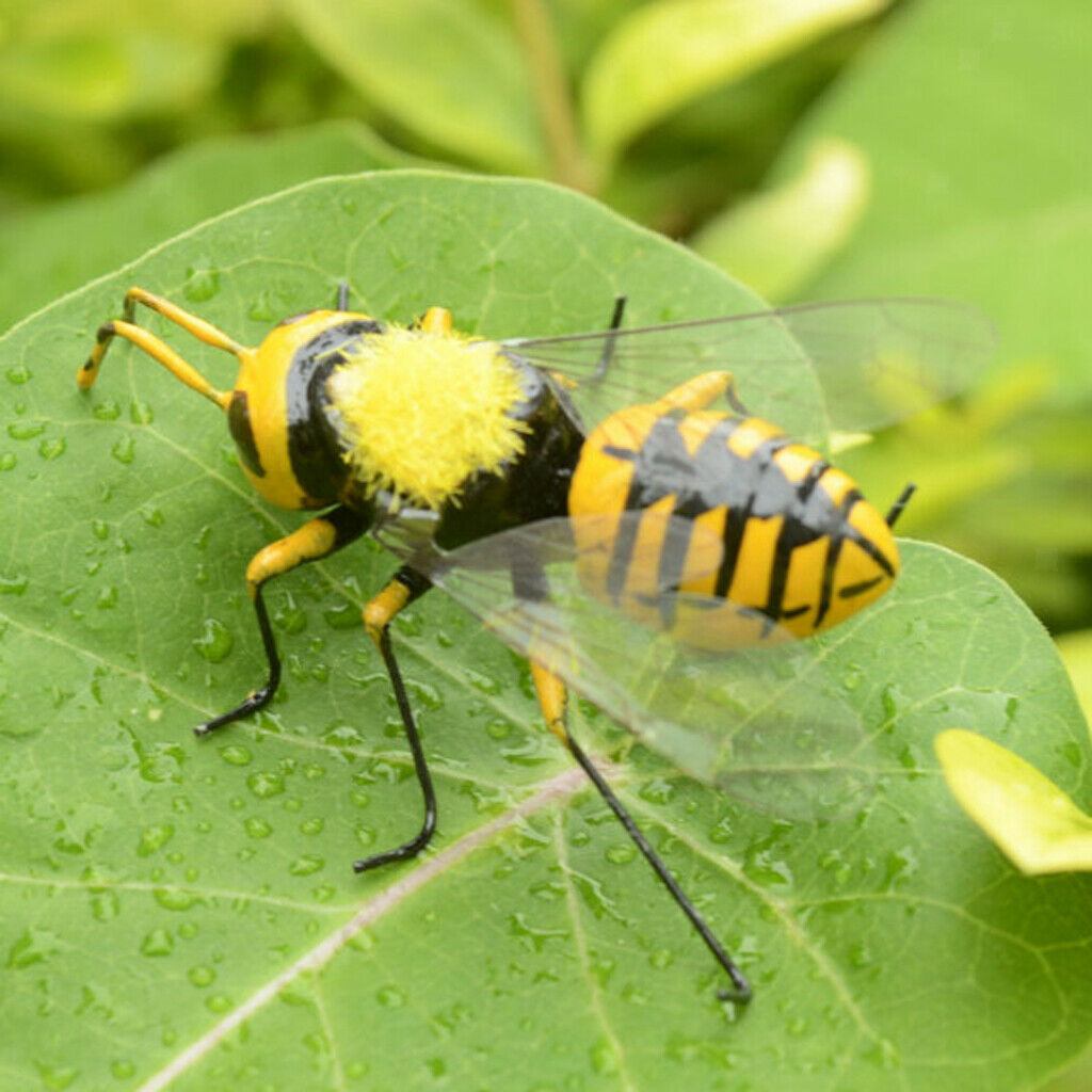 10x Bee Summer Insect Statue Tree Lawn Ornament Animal Sculpture Decor Gift
