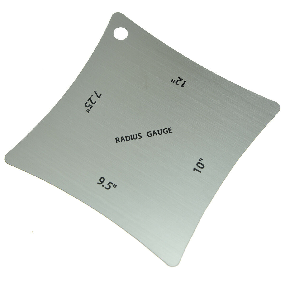 Stainless Steel Smooth Guitar Fingerboard Fretboard Radius Gauge Measuring Tool