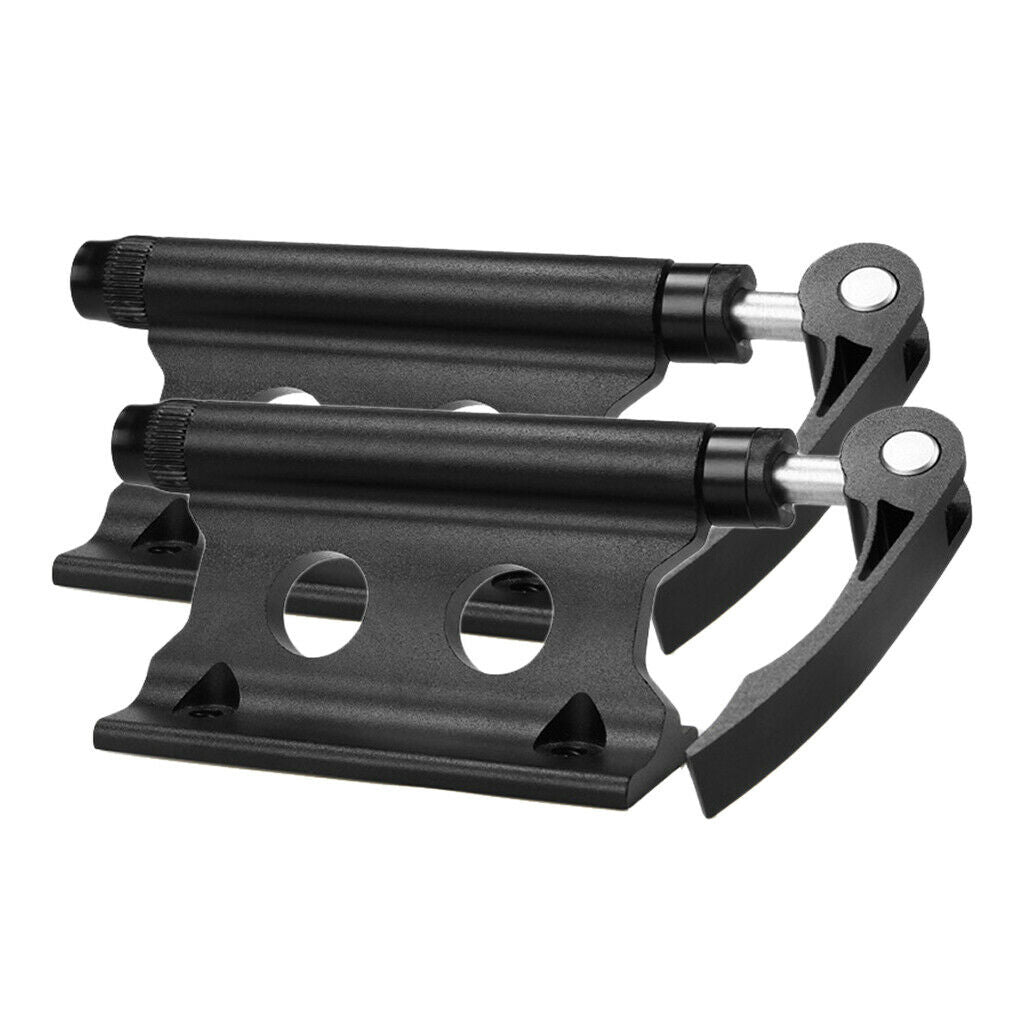 2 Pieces Car Roof Bike Rack Quick Release Vehicles Holder Transport Lock