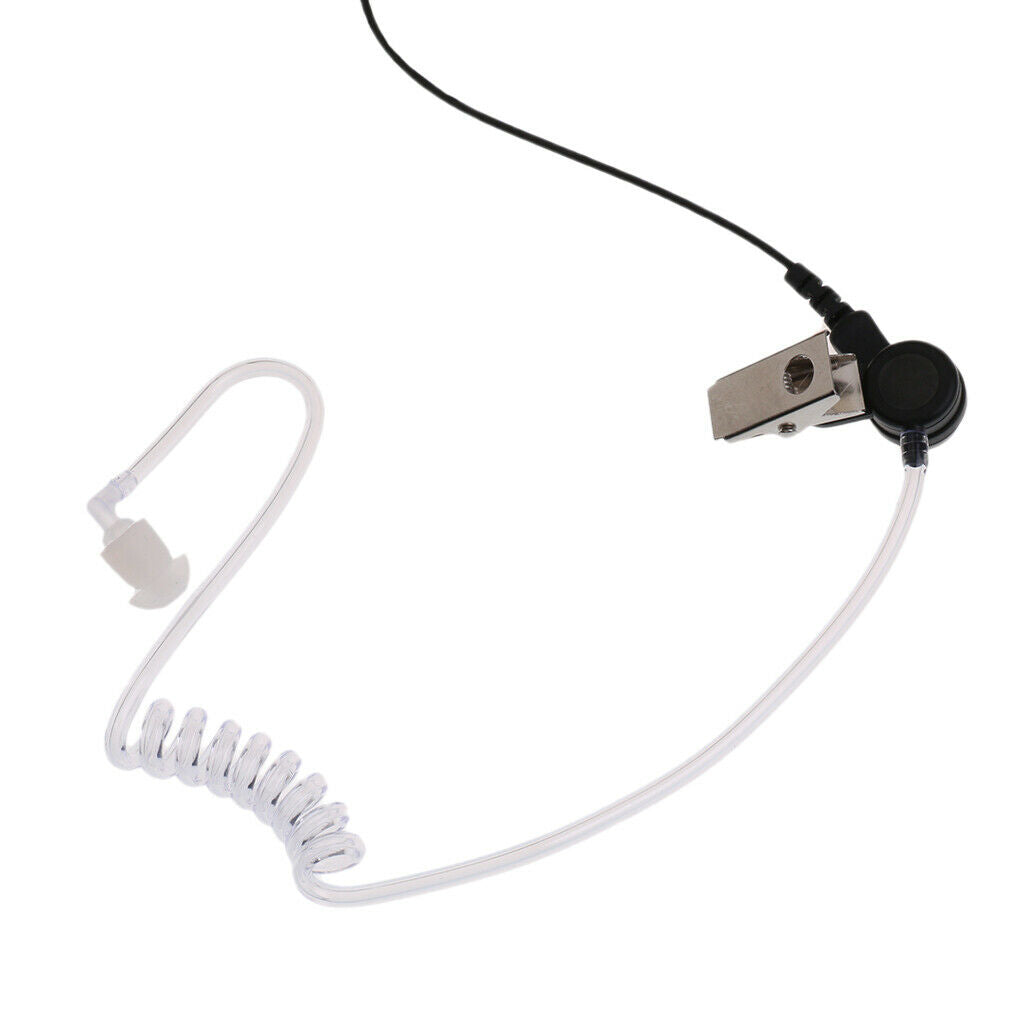 Covert Acoustic Tube Earpiece PTT Throat MIC For Kenwood Baofeng 888S UV-5RA