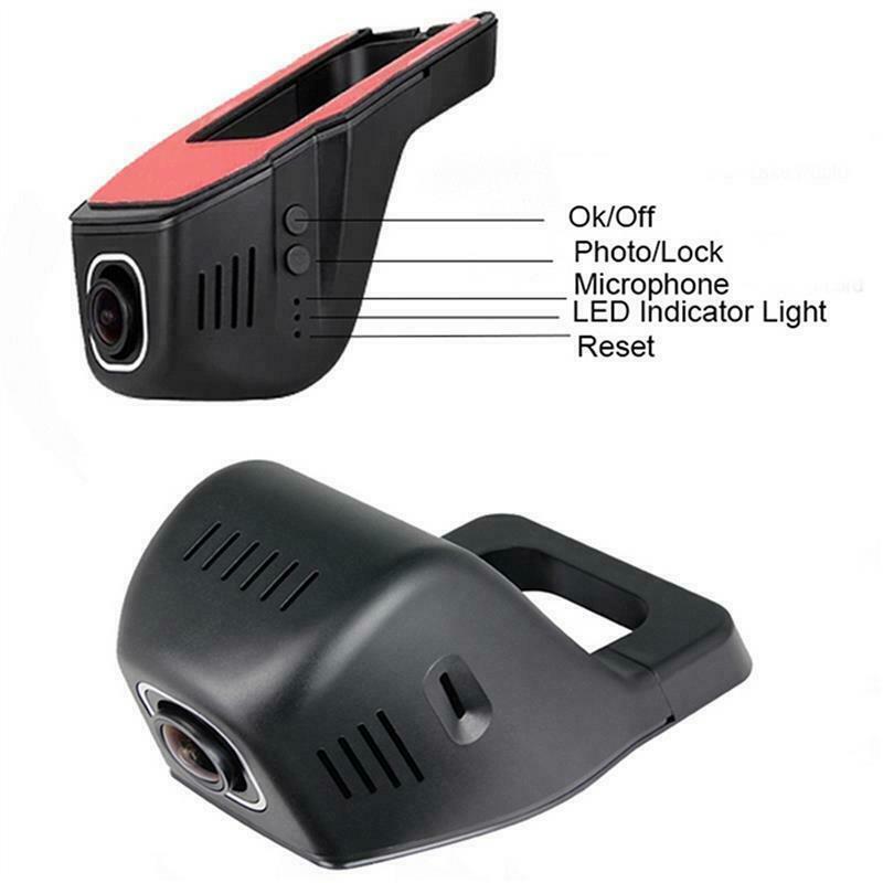 Car WIFI DVR Vehicle Camera Hidden 1080P HD Video Recorder Dash Cam Night Vision