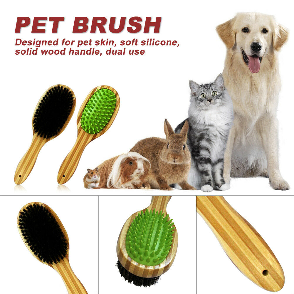 Double-sided Pet Comb Grooming Brush for Dogs Cats Massage Hair Removal  @