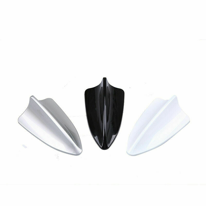 1Pc Universal White Car Auto Roof Shark Fin Style Antenna Decorative Top Aerial