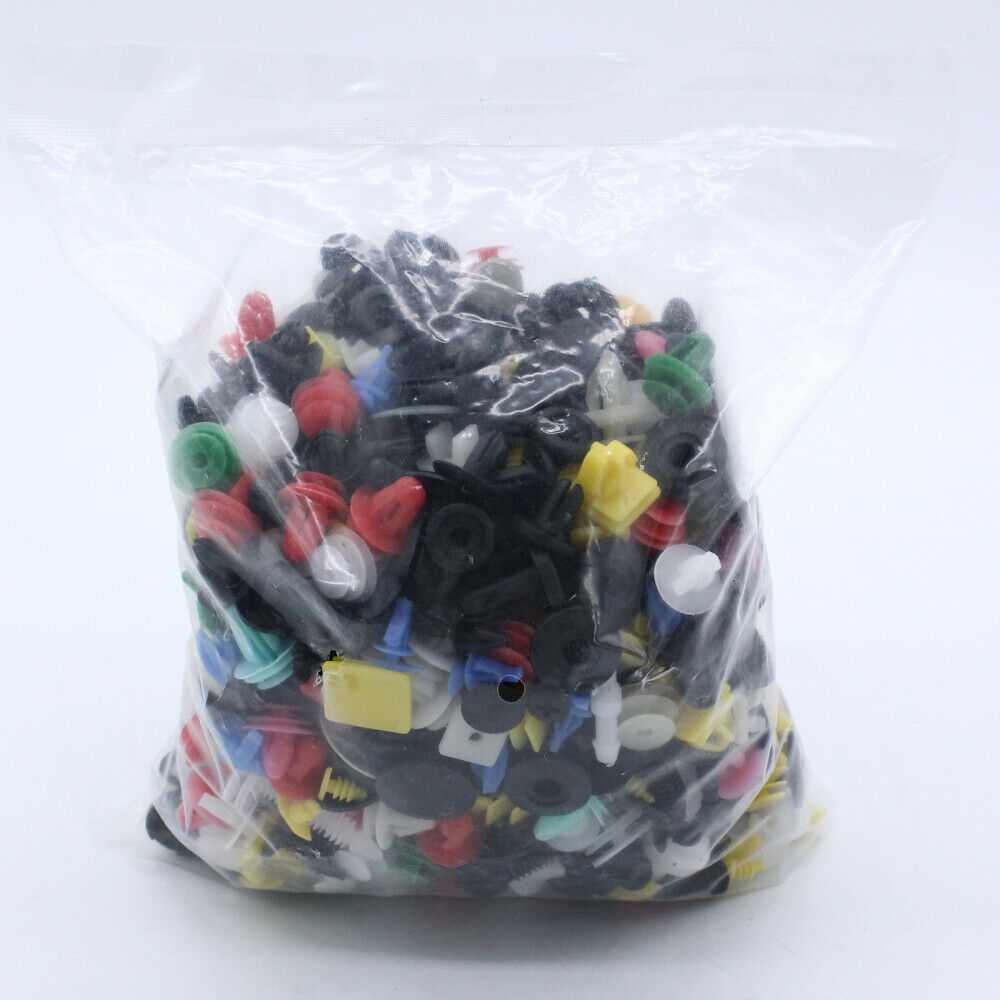 Auto Car Mixed Fastener Clip Bumper Fender Trim Plastic Rivet Door Panel 1000x