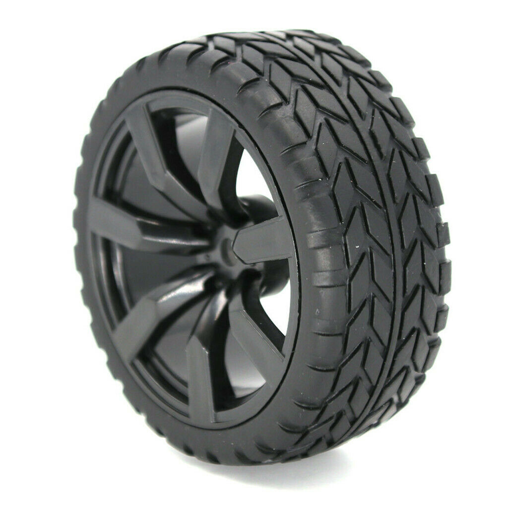 Rubber RC Tire 10 on road RC Tires for 1:10 Scale On-road Car Accessories