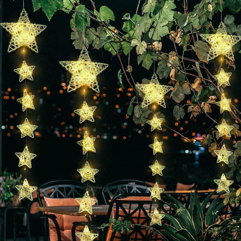 1PC Fairy Star String Dream Catcher Around Lights Elagant Dream Catcher Lighting