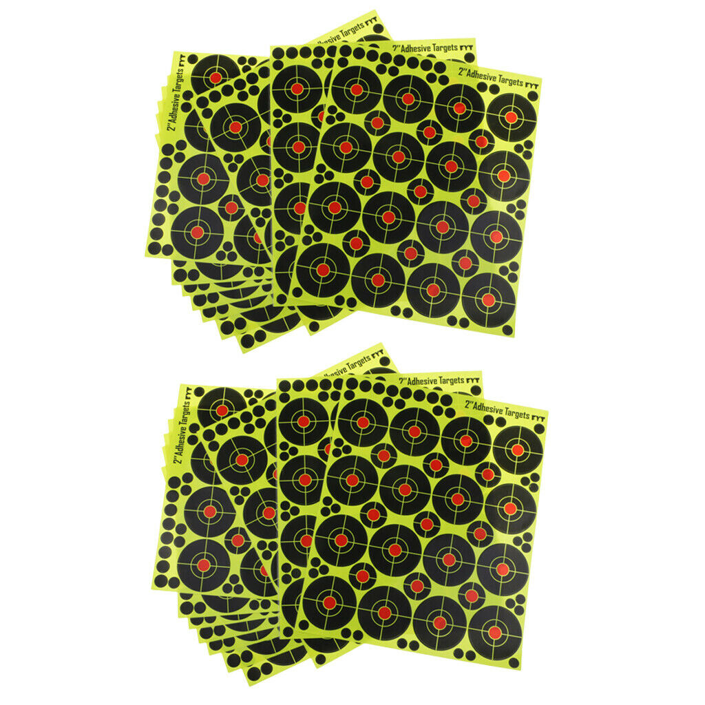 320pcs Shooting Targets Reactive Splatter Range Paper Target for Training