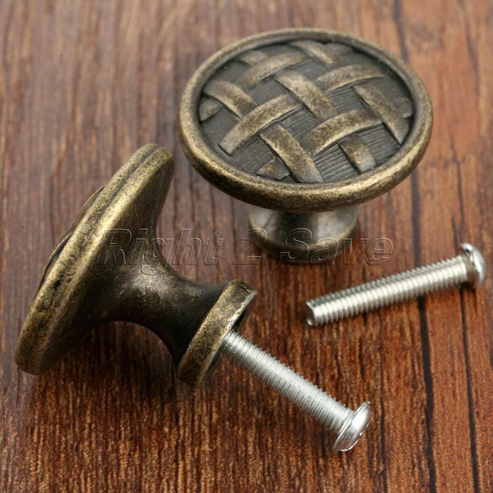 1pc Elegant Furniture Door Pull Handle Retro Round Cabinet Drawer Knob Hardware