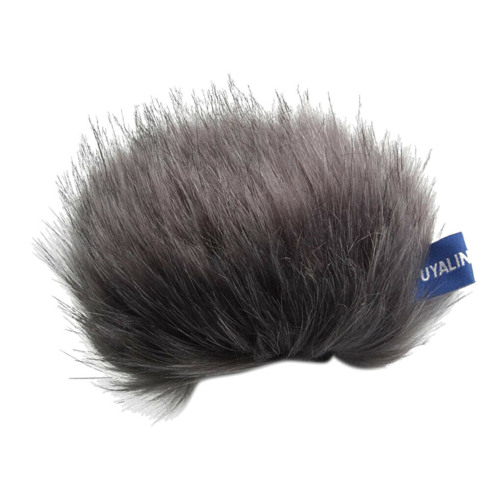 Outdoor Mic Furry Windscreen Muff Cover for Tascam DR-44WL Stereo Microphone