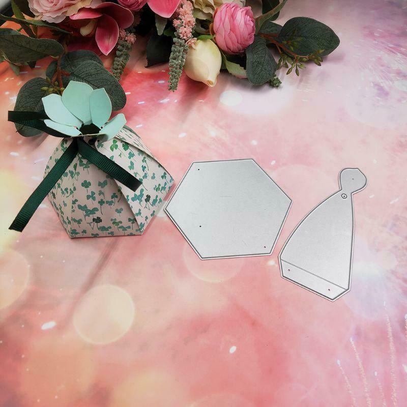 Conical Candy Box Metal Cutting Dies Stencil Scrapbooking DIY Album Stamp Paper
