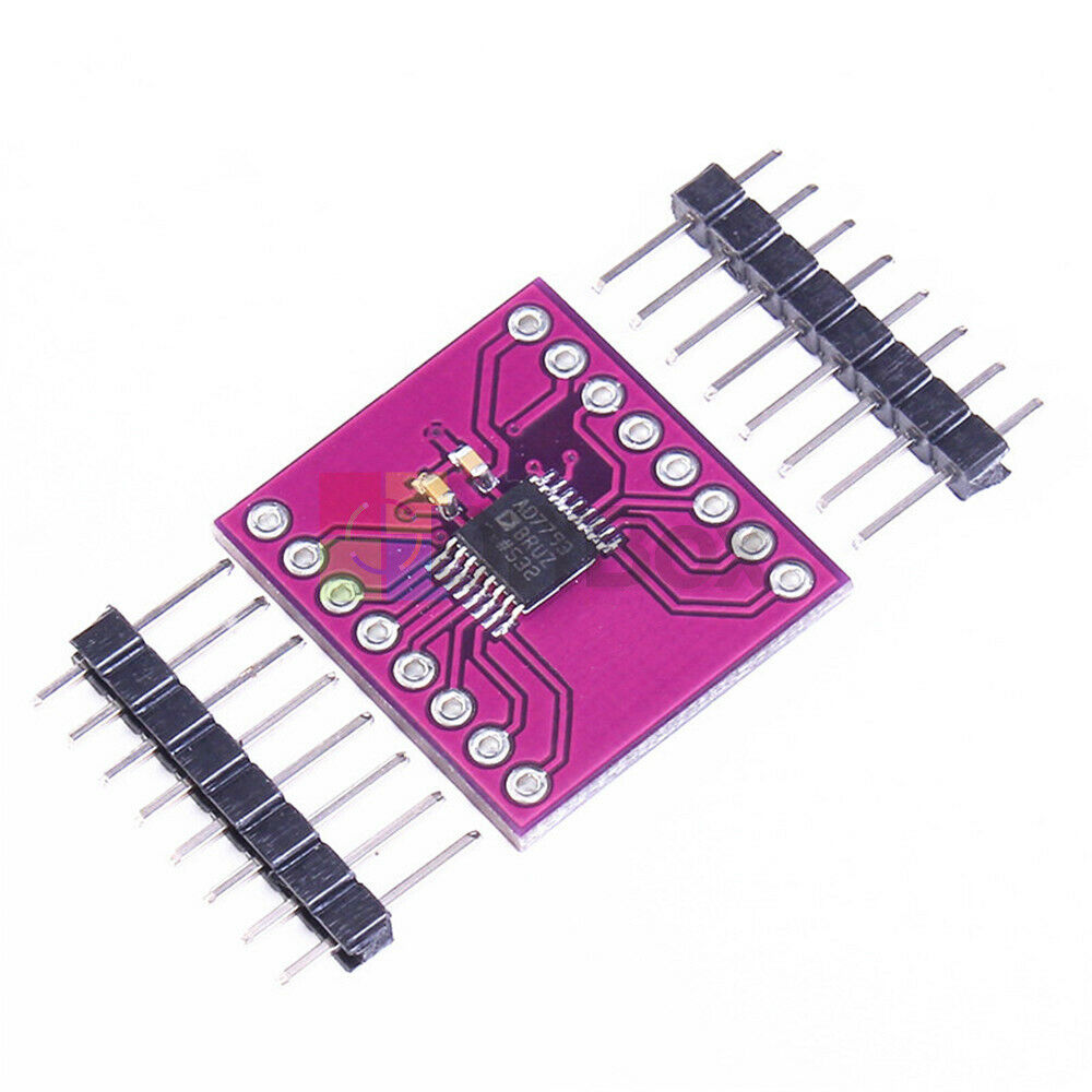 2.7-5.25V AD7793BRU 24-bit 3 Channel ADC AD7793 Low Noise Amplifier Module New