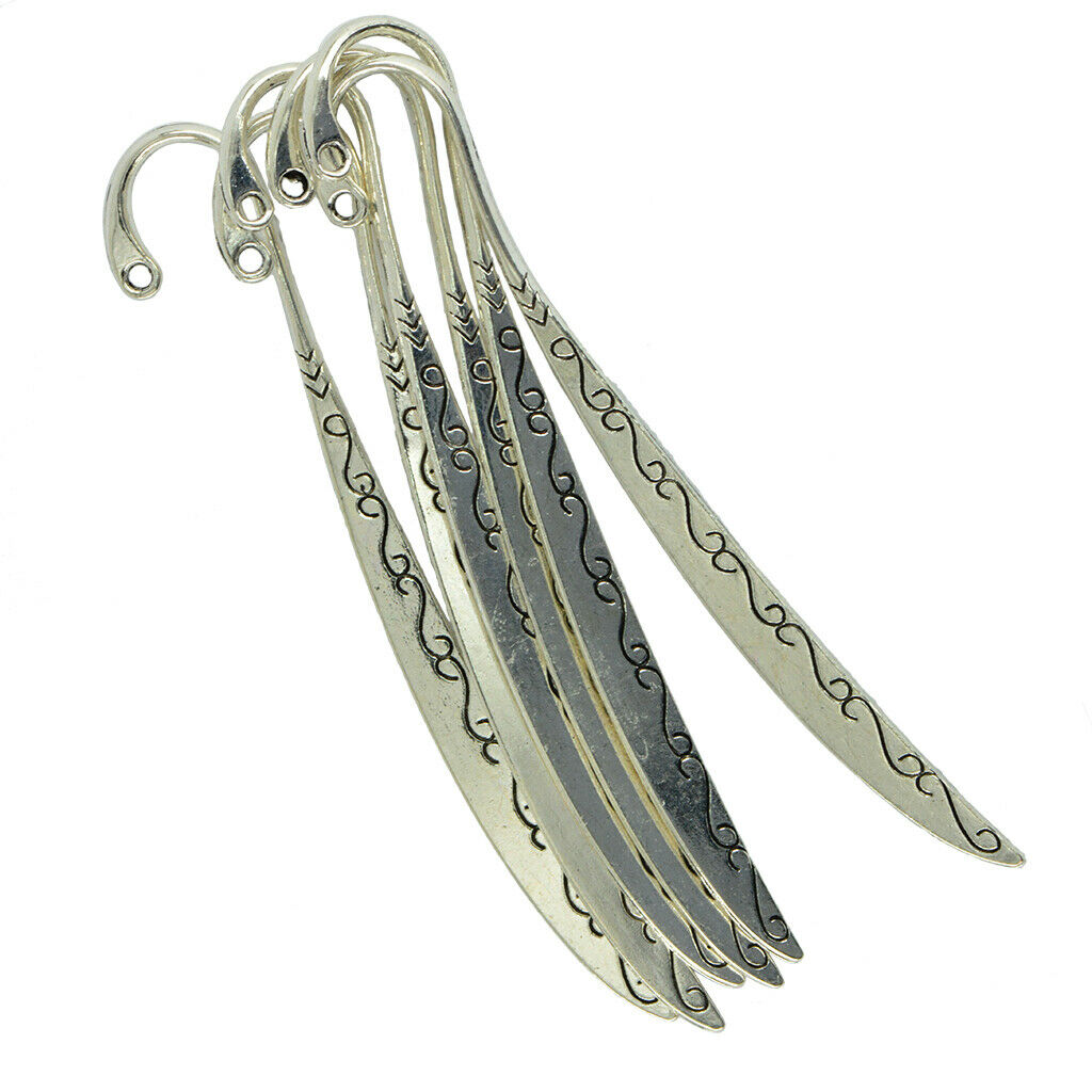 6pcs metal bookmark pendants DIY