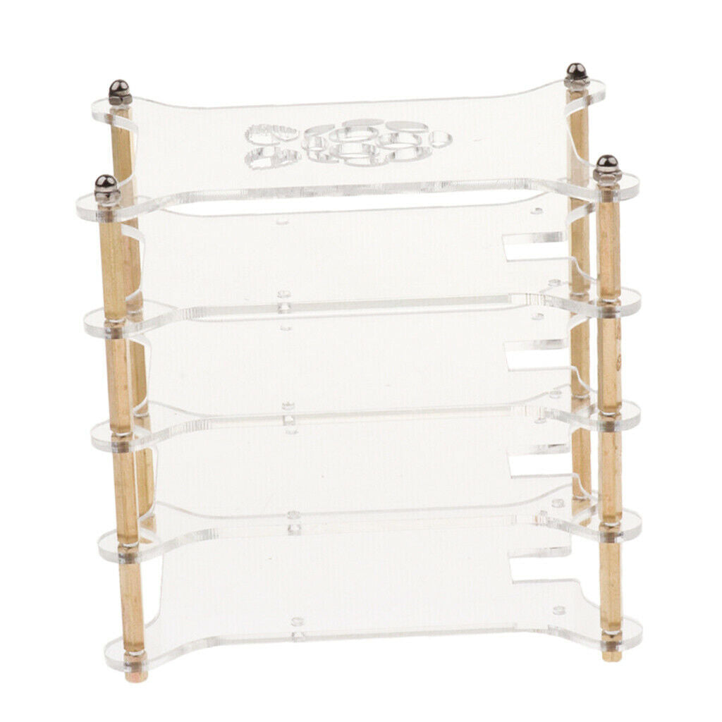 4-layers Acrylic Cluster Case Fit for Raspberry Pi 4B / 3B+ / 3B / 2B / B+