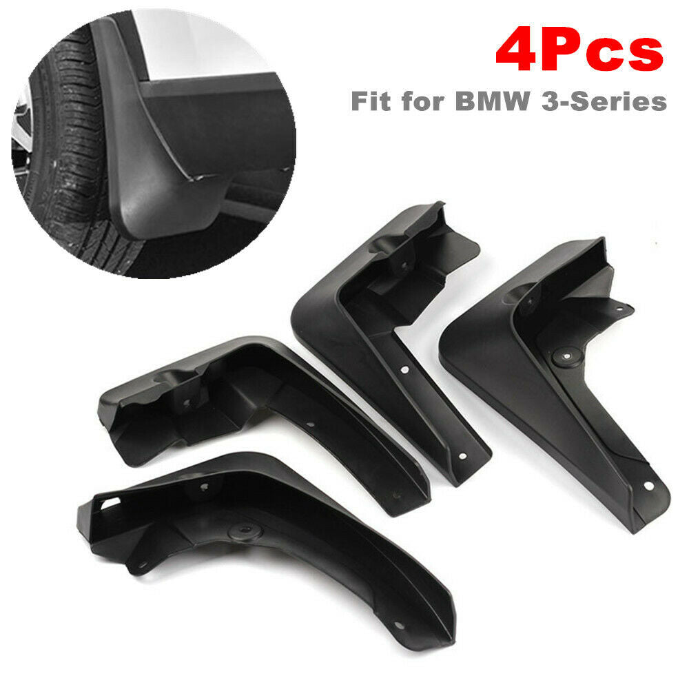 4Pcs Car Mud Flaps Splash Guard Fender Mudguard Protector Set for BMW 3 Series