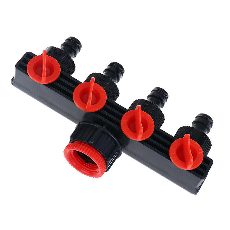 Garden Hose Pipe Splitter Drip Irrigation Garden Tool 4 Way Water Tap ConnecBDA