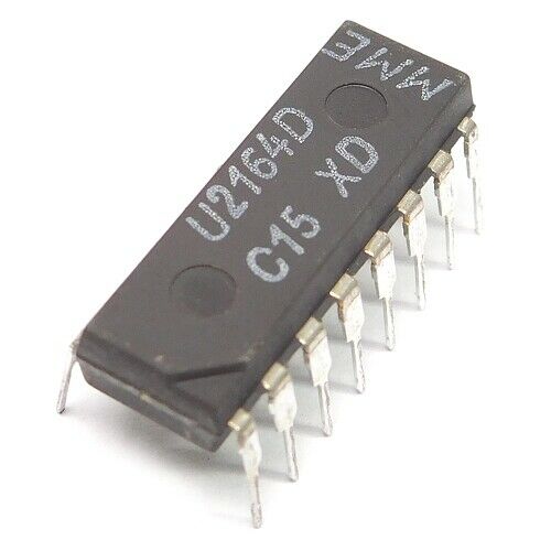 [10pcs] U2164DC15 64kBit DRAM_HM4864A-15 DIP16