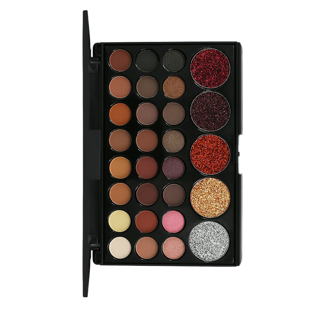 29 Colors Matte Shiny Sequins Eyshadow Makeup Palette & Multi-color Lipstick