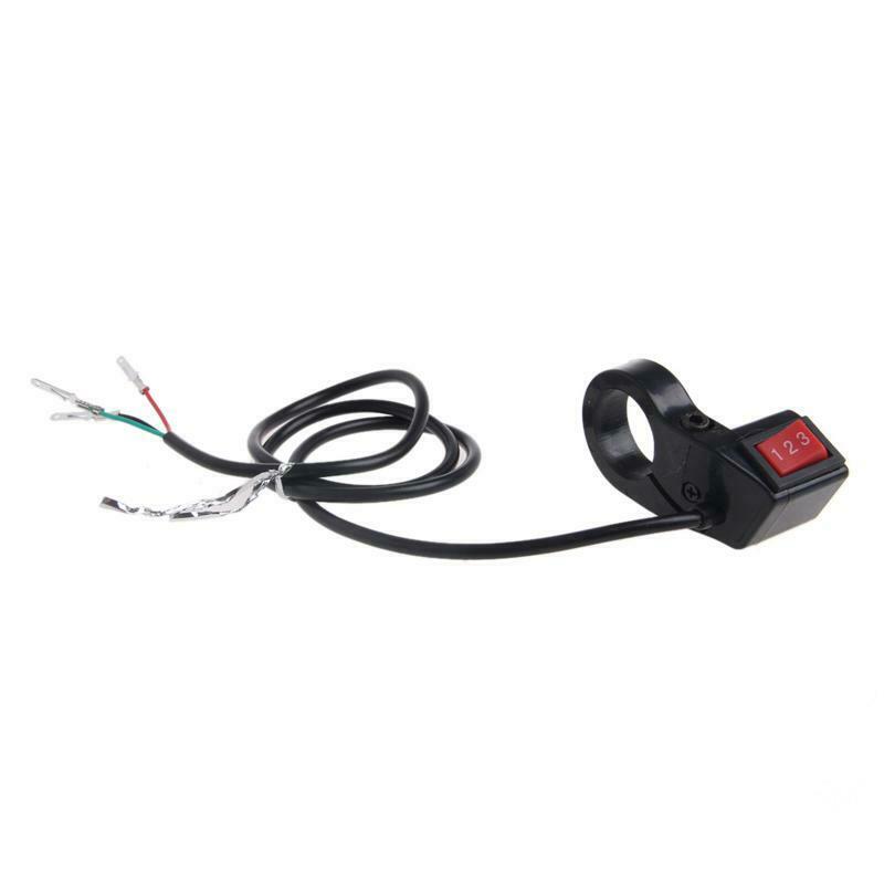 22mm Electric 3 Speed Module Switch For Shift E-bike Scooter Bike Motorcycle Kit