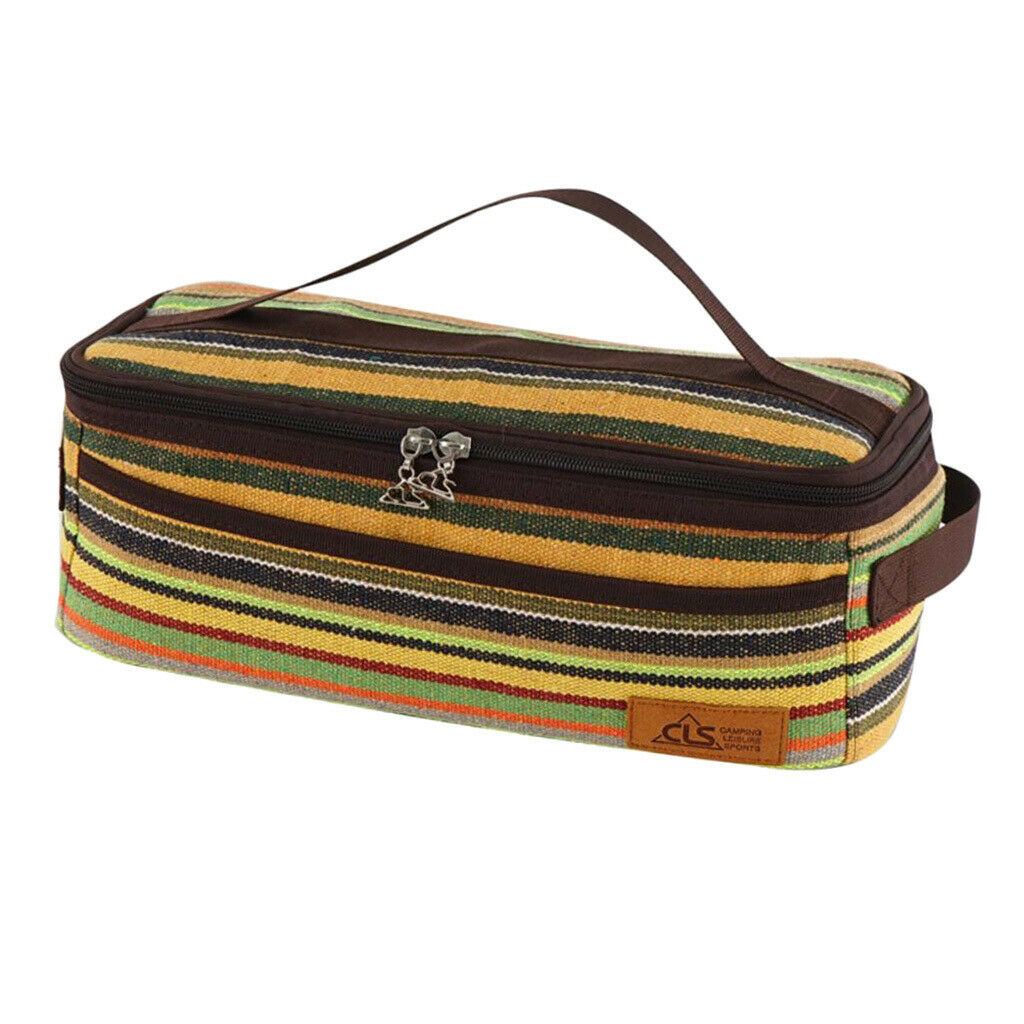 Cutlery Storage Bag Utensils Storage Box Tableware Flatware Holder Stripe