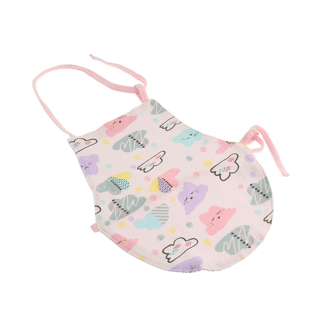 Cotton Apron Saliva Towel Burp Clothes For Infant Newborn Baby - Purple Clouds