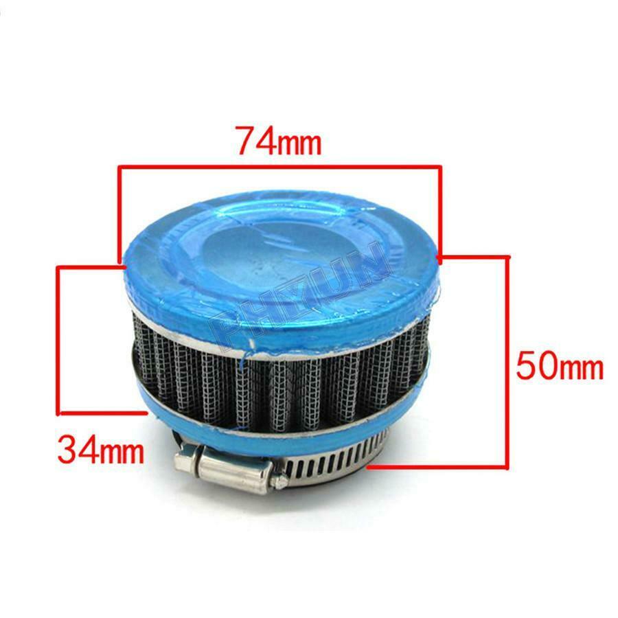 4x 52mm-58mm Motorcycle ATV Scooter Air Intake Filter Cleaner w/ Clamp Universal